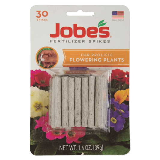 Jobe's Premium Flowering Plant Food Spikes: 30-Pack for Vibrant Blooms