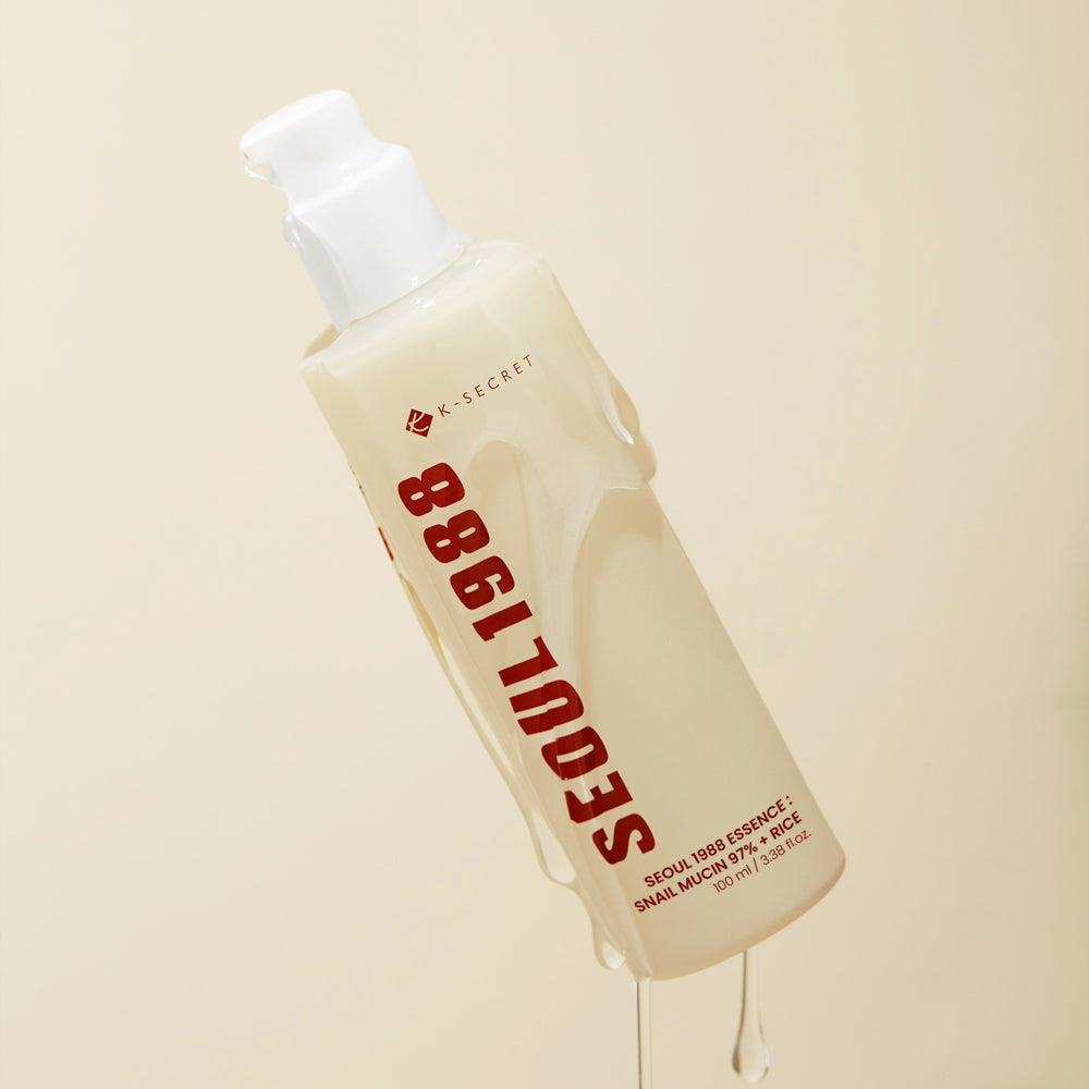 K-Secret SEOUL 1988 Snail Mucin 97% Rice Essence: Hydrating, Soothing, Repairing