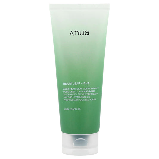 Anua Heartleaf Quercetinol Pore Deep Cleansing Foam for Clear Skin