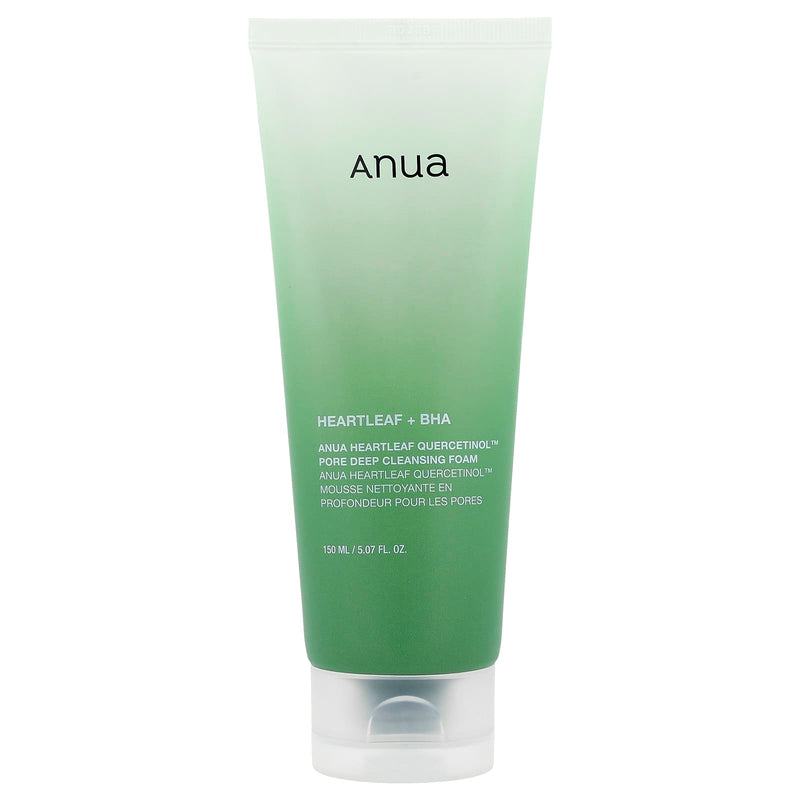 Anua Heartleaf Quercetinol Pore Deep Cleansing Foam for Clear Skin
