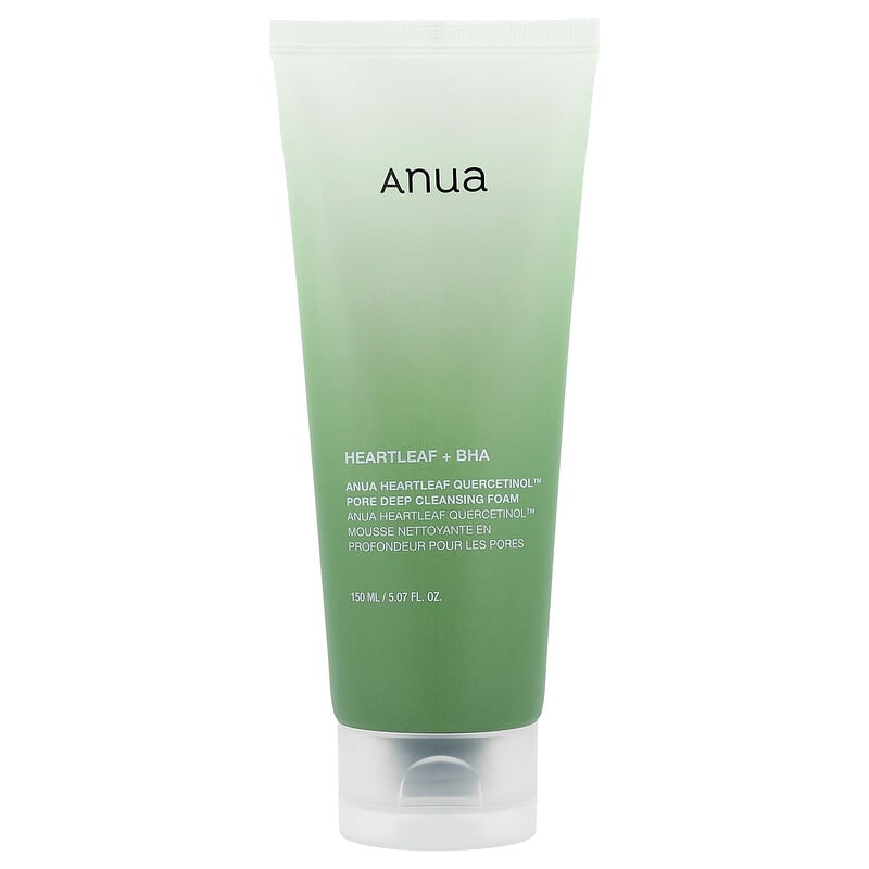 Anua Heartleaf Quercetinol Pore Deep Cleansing Foam for Clear Skin