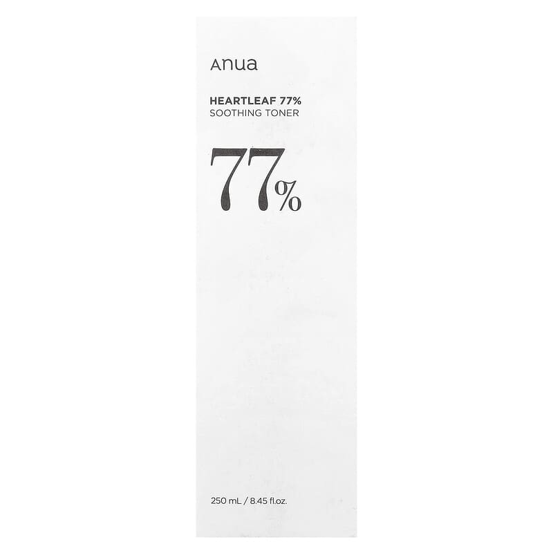 Anua Heartleaf 77% Soothing Toner for Calm, Hydrated, Clear Skin