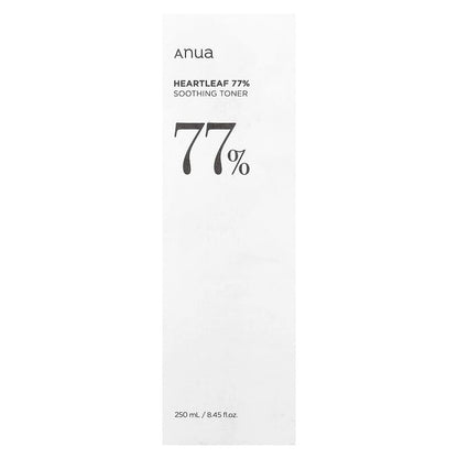 Anua Heartleaf 77% Soothing Toner for Calm, Hydrated, Clear Skin