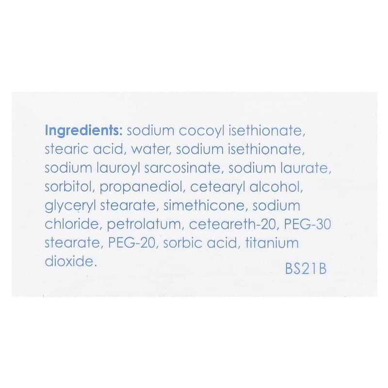 Vanicream Sensitive Skin Cleansing Bar: Fragrance-Free, Gentle, 3.9 oz Daily Wash