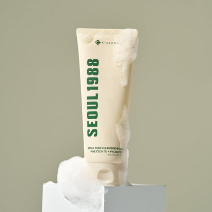 SEOUL 1988 Pine Cica 1% Probiotics Cleansing Foam for Acne & Pores