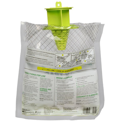 RESCUE Outdoor Disposable Fly Trap Bag: Non-Toxic, Fast-Acting, Sanitary Control