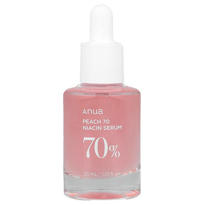 Anua Peach 70 Niacin Serum for Radiant Glass Skin Glow