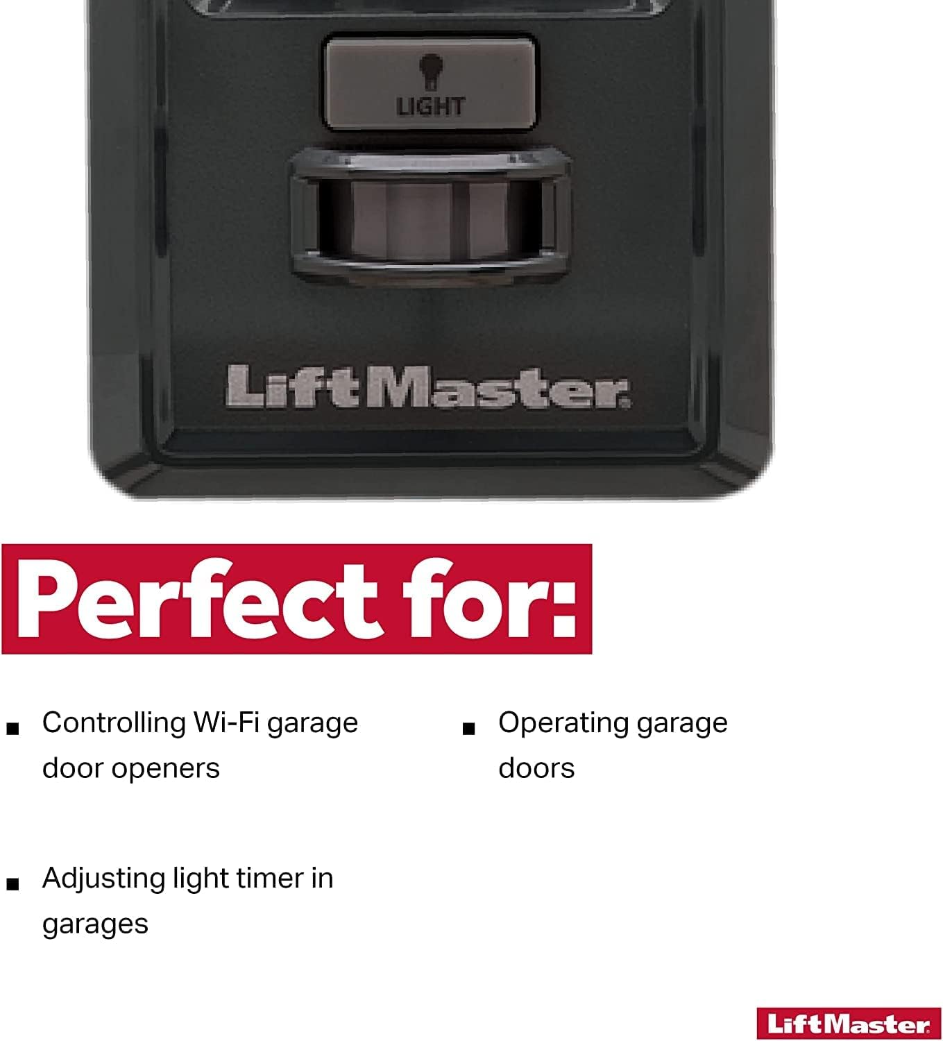 LiftMaster 881LMW Motion Sensing Wi-Fi Garage Door Control Panel Security+ 2.0