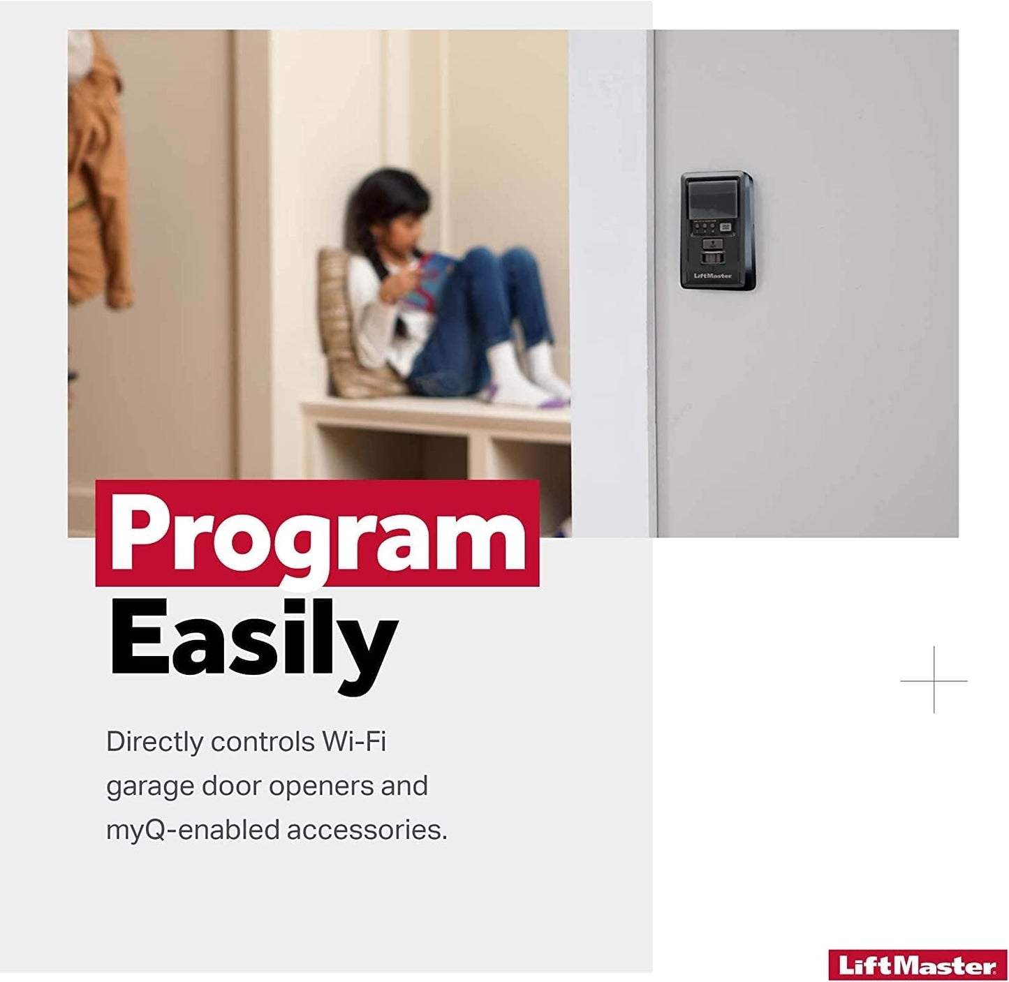 LiftMaster 881LMW Motion Sensing Wi-Fi Garage Door Control Panel Security+ 2.0