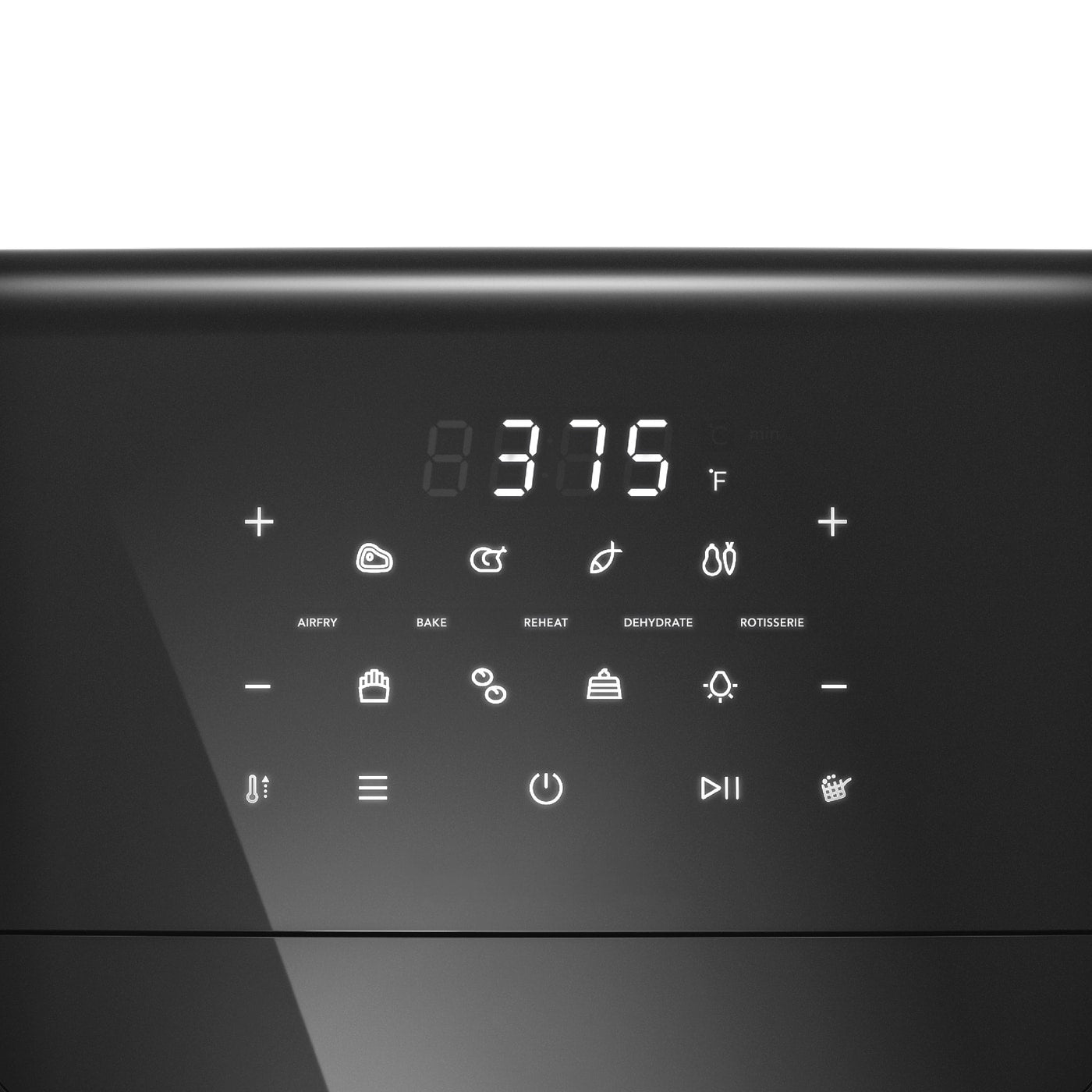 Frigidaire 5-in-1 Black Air Fryer, Bake, Dehydrate, Rotisserie Countertop Oven