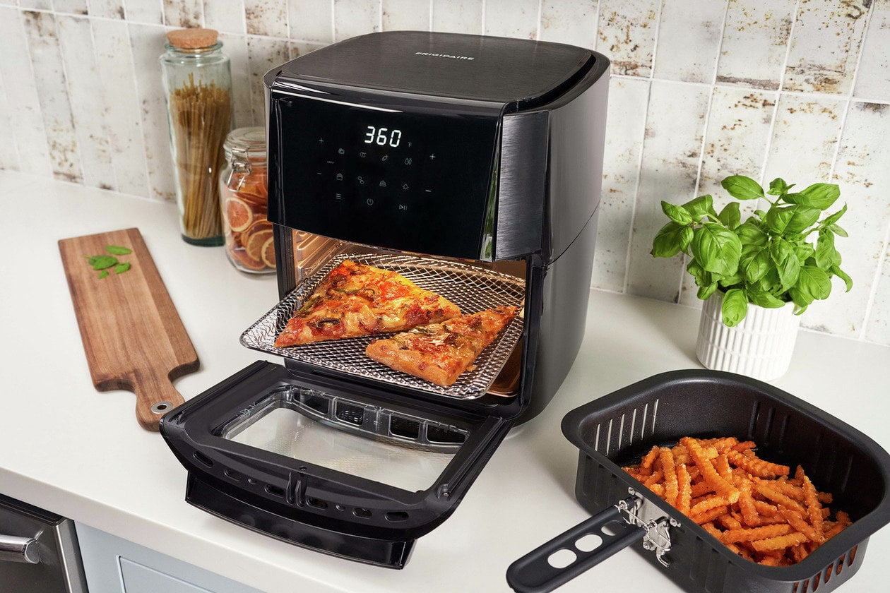 Frigidaire 5-in-1 Black Air Fryer, Bake, Dehydrate, Rotisserie Countertop Oven