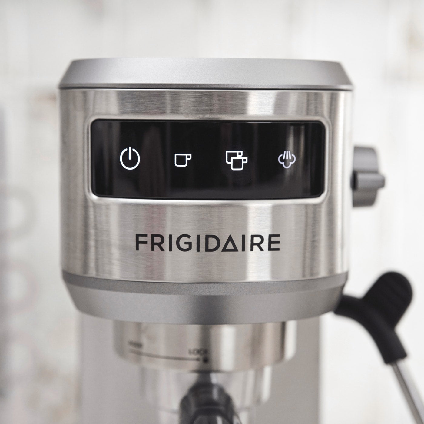 Frigidaire Stainless Steel Steam Espresso Maker with 20-Bar Pressure & Frother