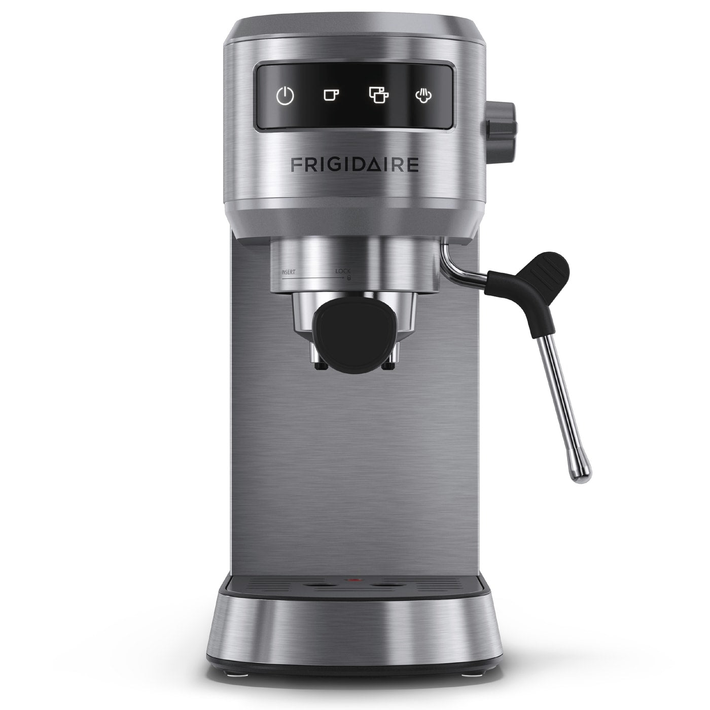Frigidaire Stainless Steel Steam Espresso Maker with 20-Bar Pressure & Frother
