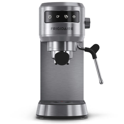 Frigidaire Stainless Steel Steam Espresso Maker with 20-Bar Pressure & Frother