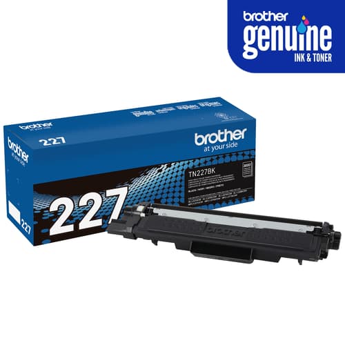 Brother Genuine TN-227BK High Yield Black Laser Toner Cartridge