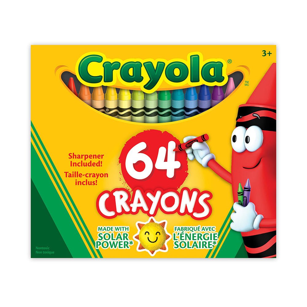 Crayola Classic 64 Count Crayons: Vibrant Colors for Kids' Creative Art Projects