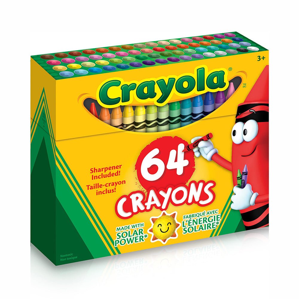 Crayola Classic 64 Count Crayons: Vibrant Colors for Kids' Creative Art Projects