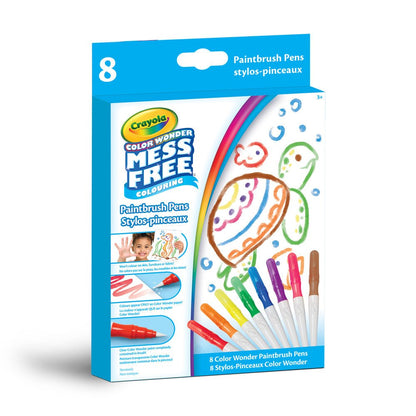 Crayola Color Wonder Mess-Free Paintbrush Pens: Kids' Creative No-Stain Art