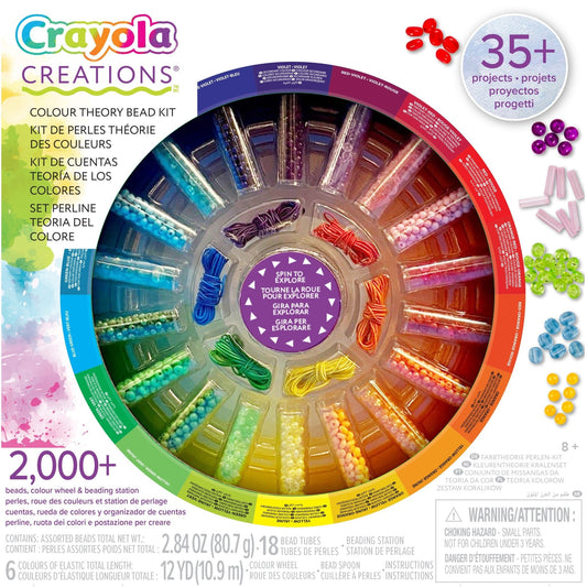 Crayola Colour Theory Bead Kit: Educational Craft Set for Creative Kids
