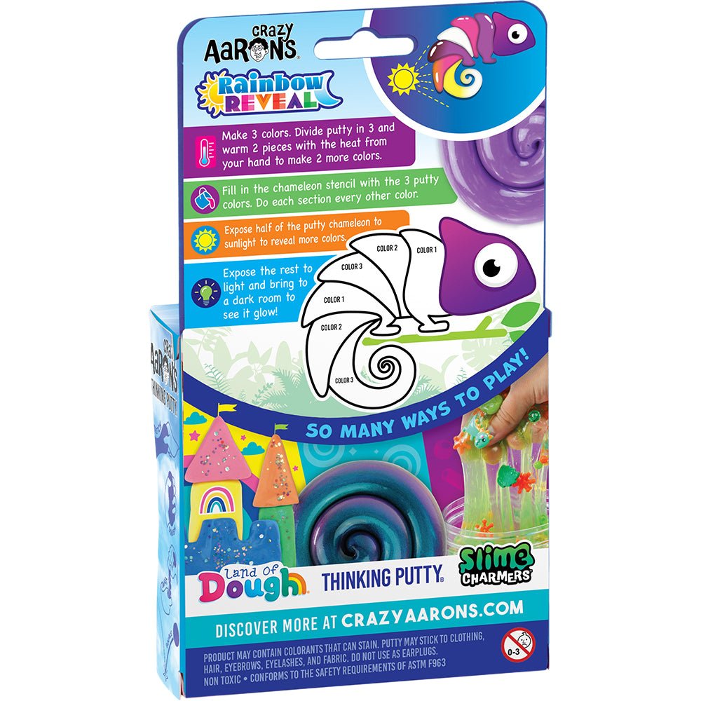 Crazy Aaron's 4-inch Rainbow Reveal Thinking Putty Sensory Fidget Toy