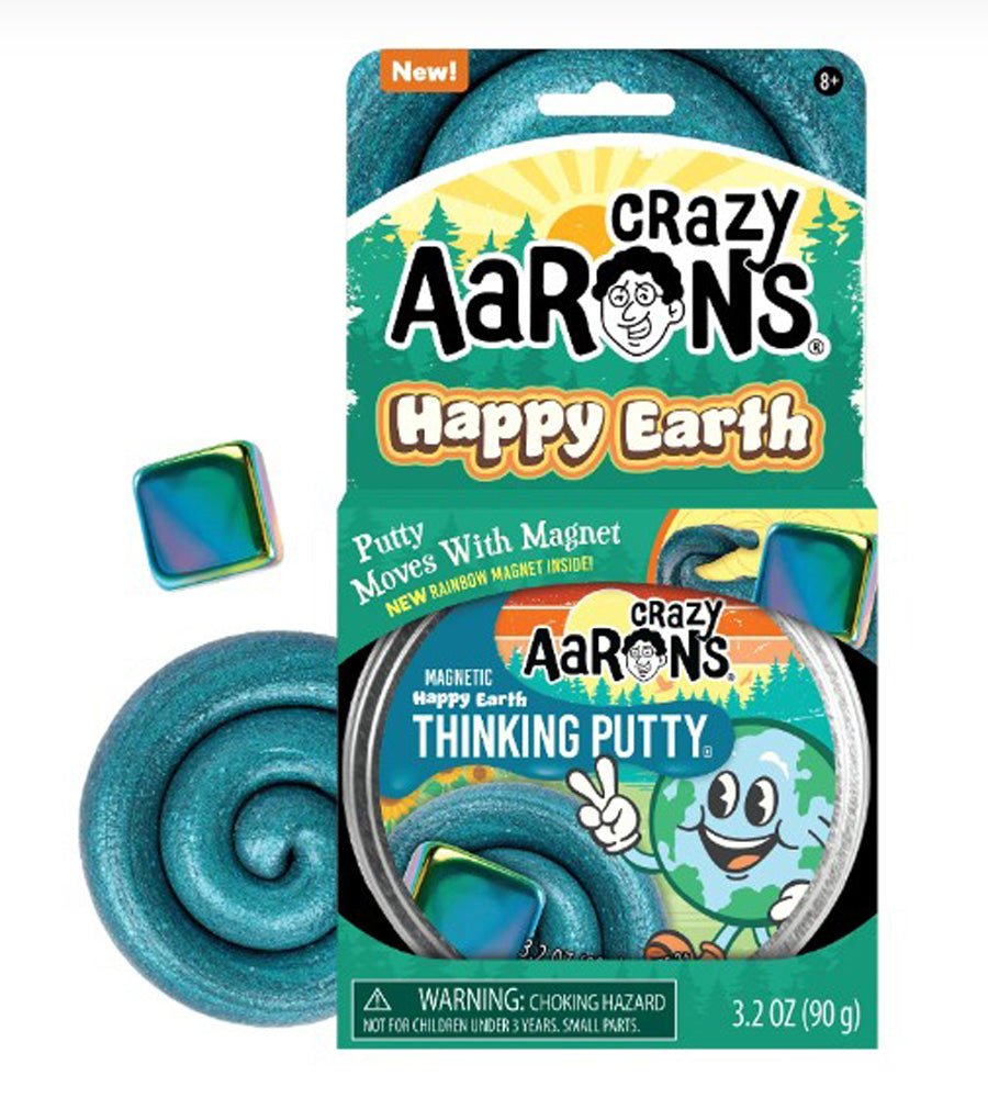 Crazy Aaron's Happy Earth Magnetic Thinking Putty - Sensory Fidget Toy
