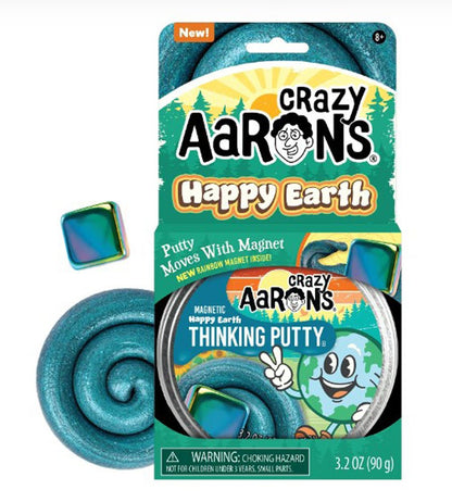 Crazy Aaron's Happy Earth Magnetic Thinking Putty - Sensory Fidget Toy