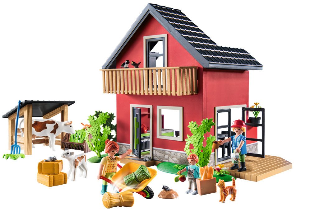 Playmobil Farmhouse with Outdoor Area & Animals Playset for Kids