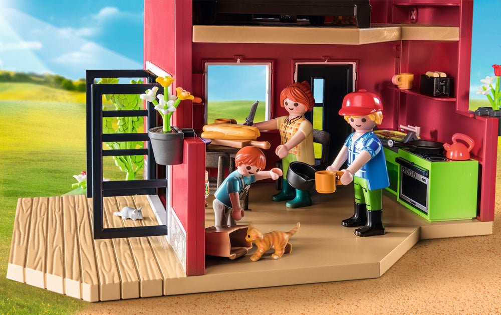 Playmobil Farmhouse with Outdoor Area & Animals Playset for Kids