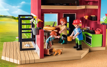 Playmobil Farmhouse with Outdoor Area & Animals Playset for Kids