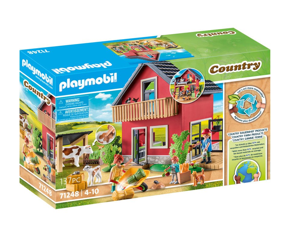 Playmobil Farmhouse with Outdoor Area & Animals Playset for Kids