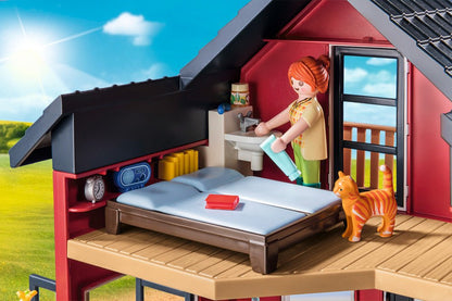 Playmobil Farmhouse with Outdoor Area & Animals Playset for Kids
