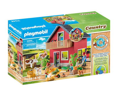 Playmobil Farmhouse with Outdoor Area & Animals Playset for Kids