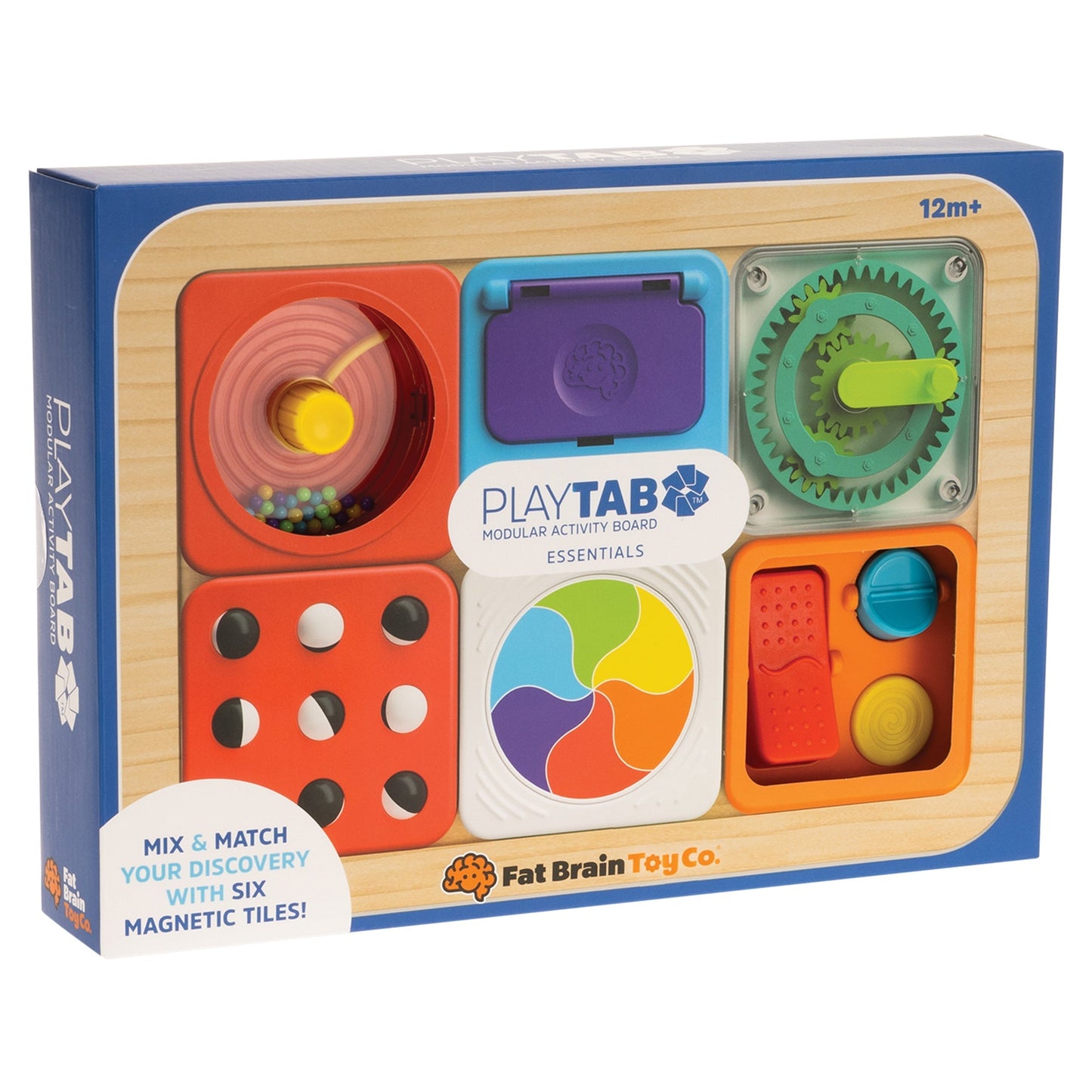 Fat Brain PlayTab Essentials Set: Innovative Sensory Building Toys for Creative Kids