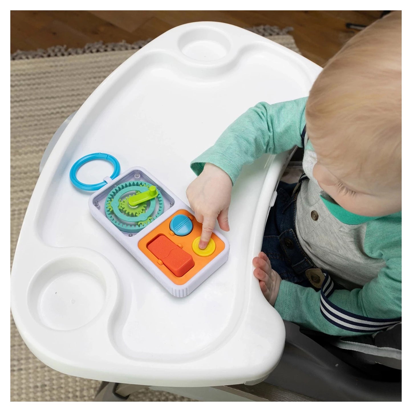 Fat Brain PlayTab GO Portable Sensory Fidget Toy for Toddlers & Kids