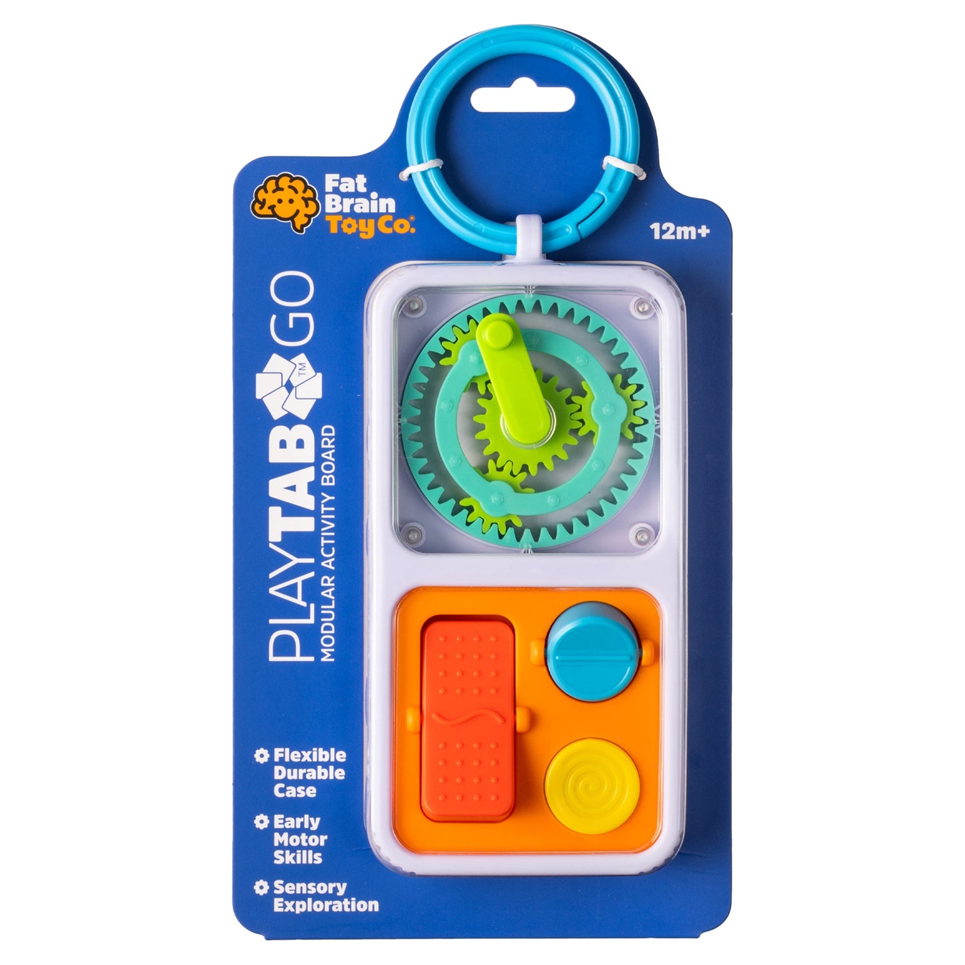 Fat Brain PlayTab GO Portable Sensory Fidget Toy for Toddlers & Kids