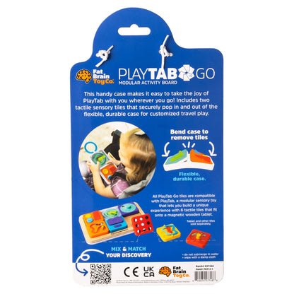 Fat Brain PlayTab GO Portable Sensory Fidget Toy for Toddlers & Kids