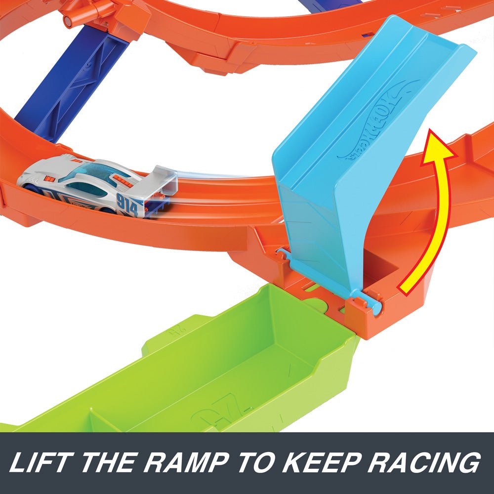 Hot Wheels Loop Cyclone Challenge Track Set: Epic Stunts, Two Play Modes
