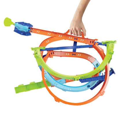 Hot Wheels Loop Cyclone Challenge Track Set: Epic Stunts, Two Play Modes