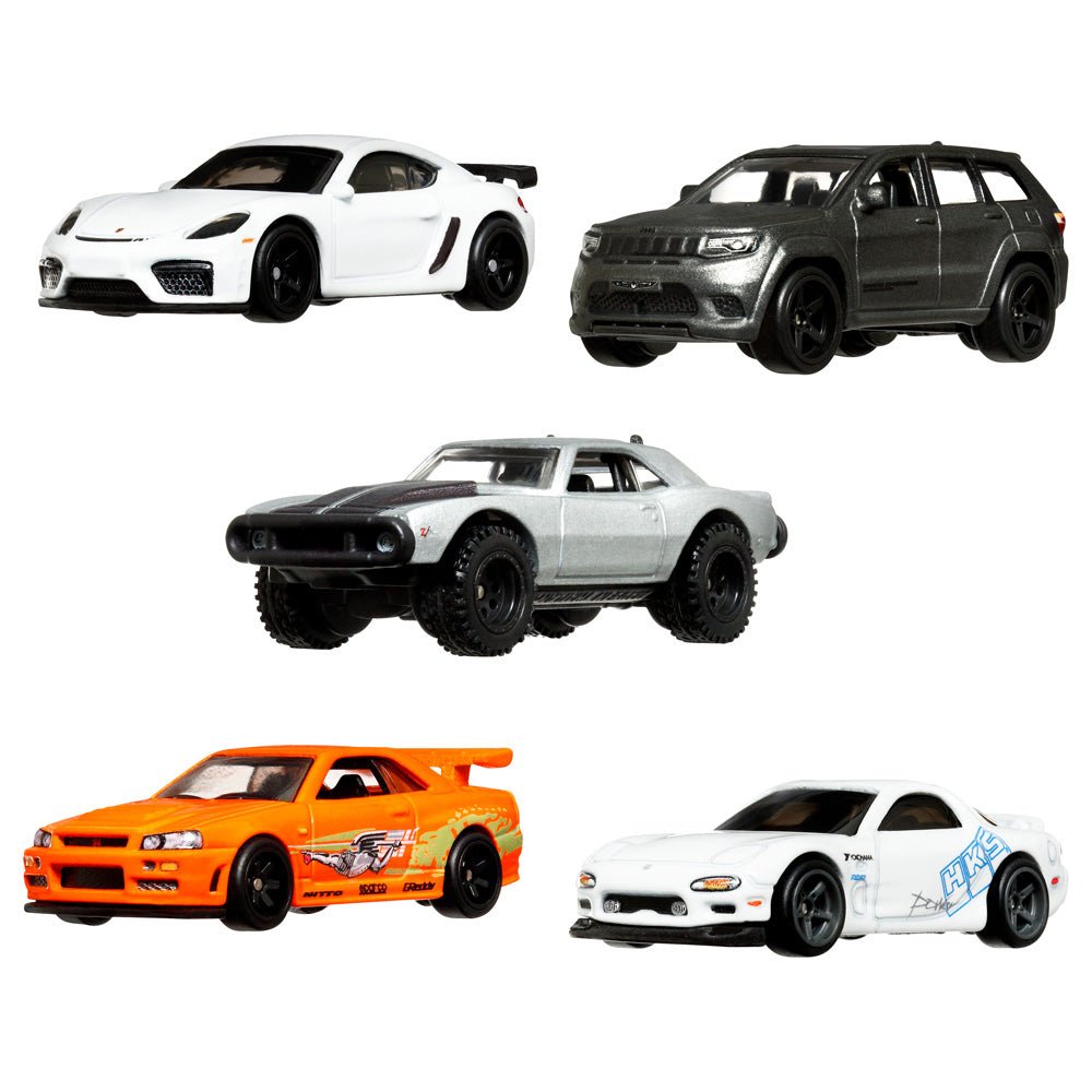 Hot Wheels Premium Fast & Furious 1:64 Die-Cast Car Collection with Real Riders