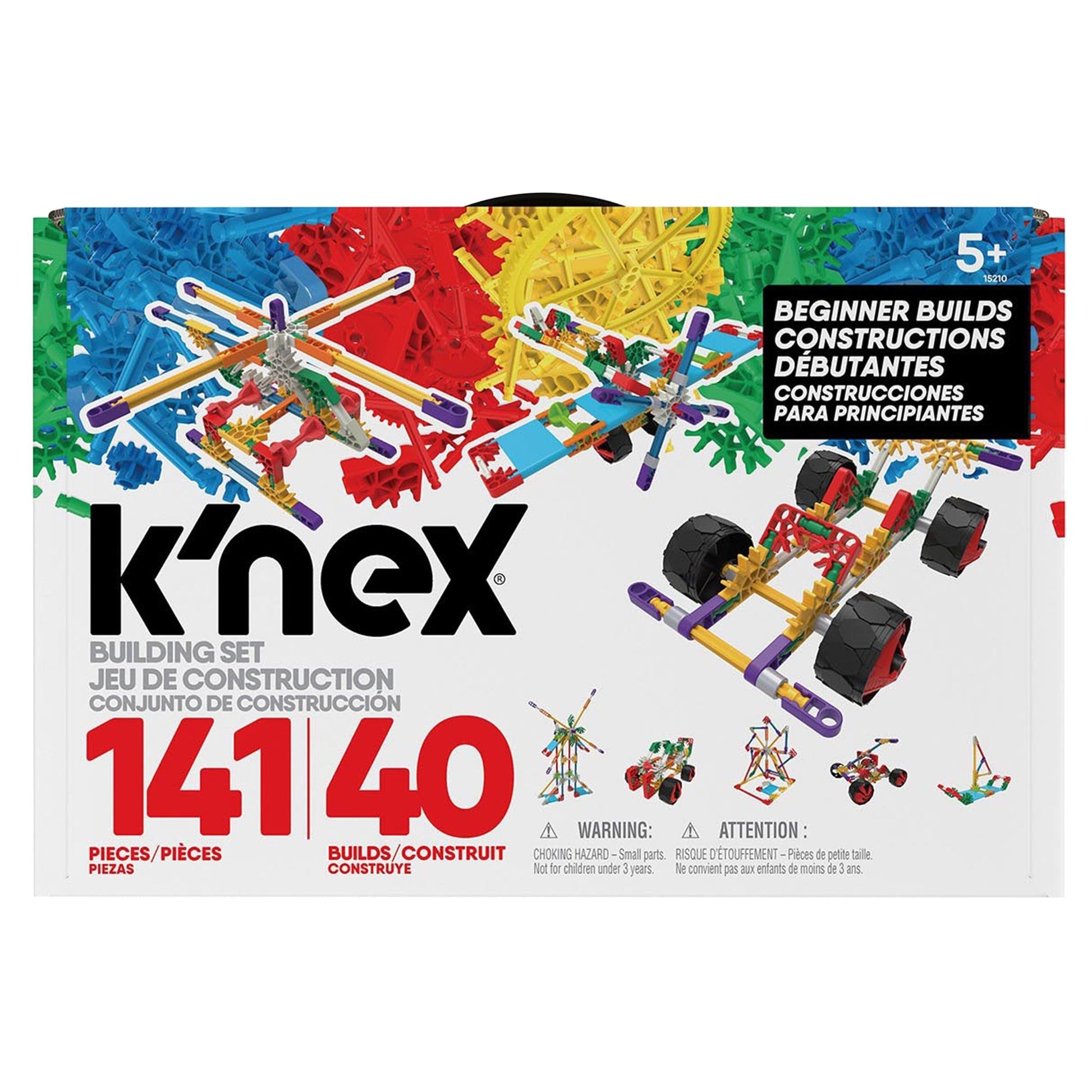 K'nex 141-Piece Beginner Building Set – Creative STEM Construction Toy for Kids