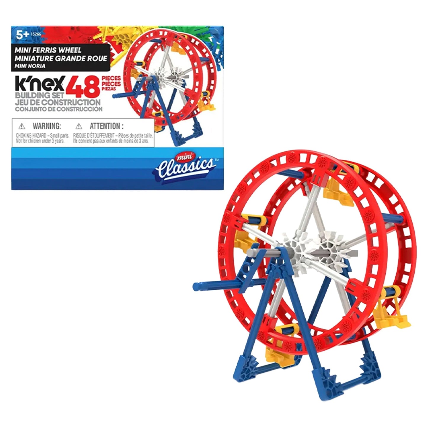 K'nex Mini Classics 48-Piece Ferris Wheel Building Set for Kids