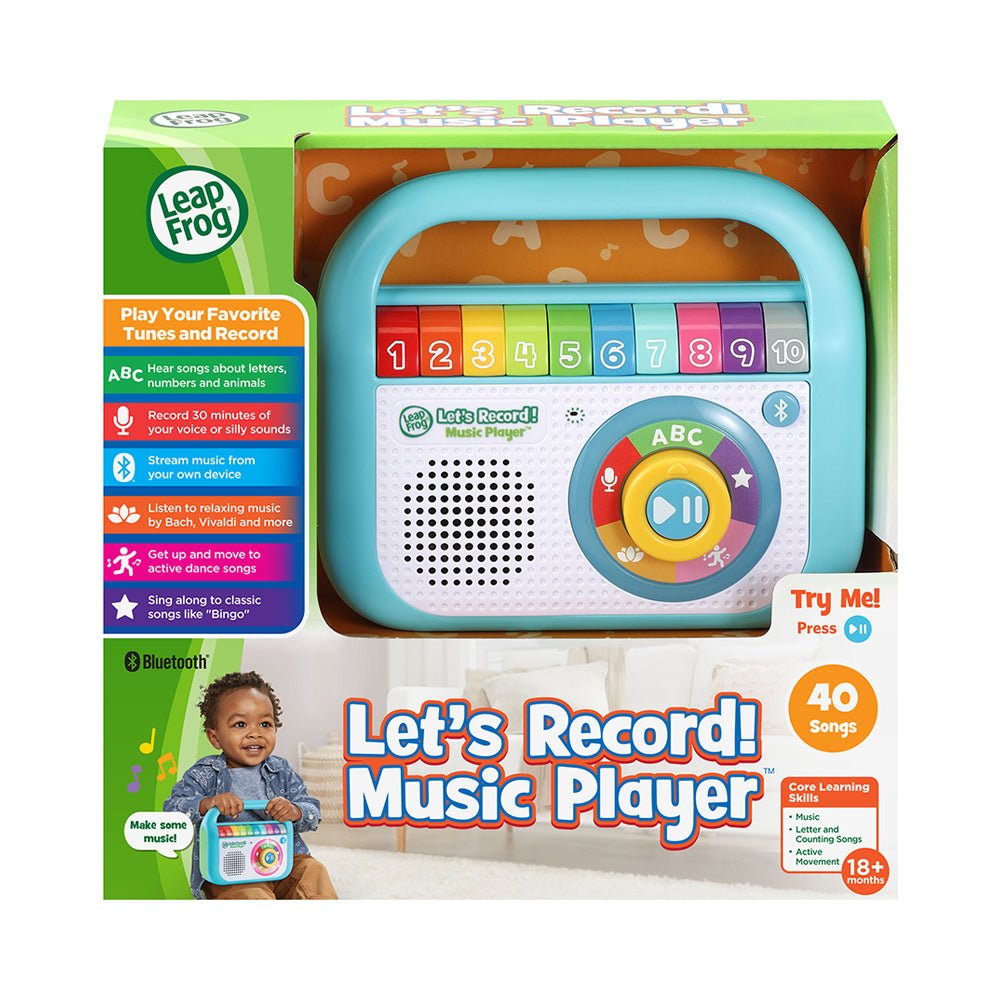LeapFrog Let's Record! Interactive Music Player with Voice Recording & Learning Songs