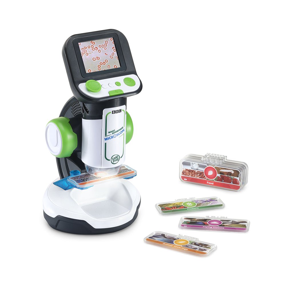 LeapFrog Magic Adventures Interactive Digital Microscope for Kids Science Discovery