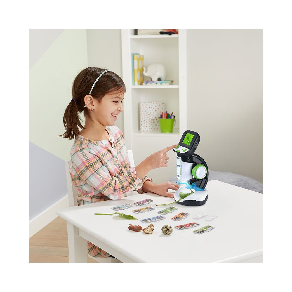LeapFrog Magic Adventures Interactive Digital Microscope for Kids Science Discovery