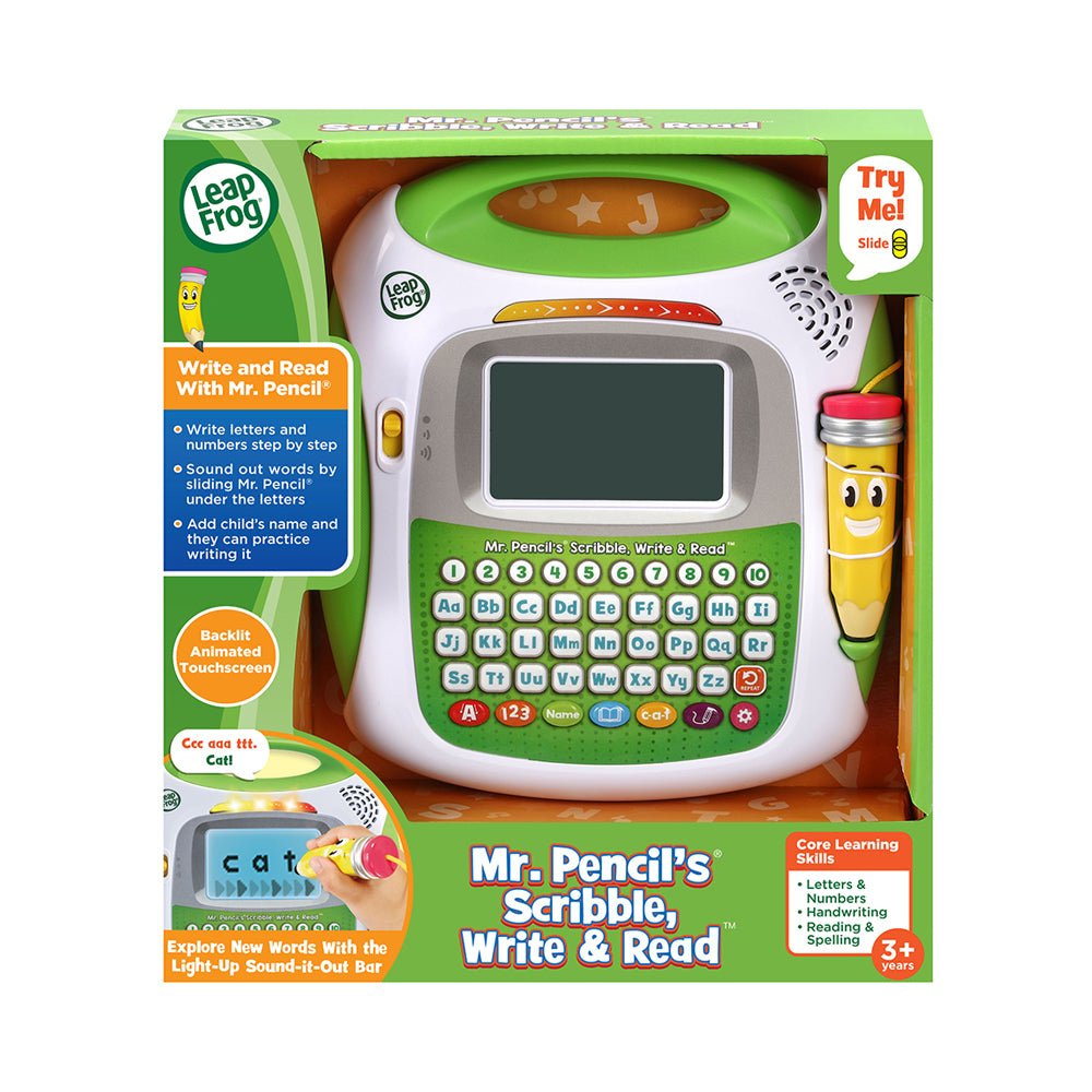 LeapFrog Mr. Pencil's Smart Interactive Scribble, Write & Learn Educational Toy