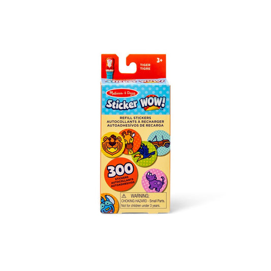 Melissa & Doug Sticker WOW! Tiger Refill Pack – 100 Unique Fun Designs