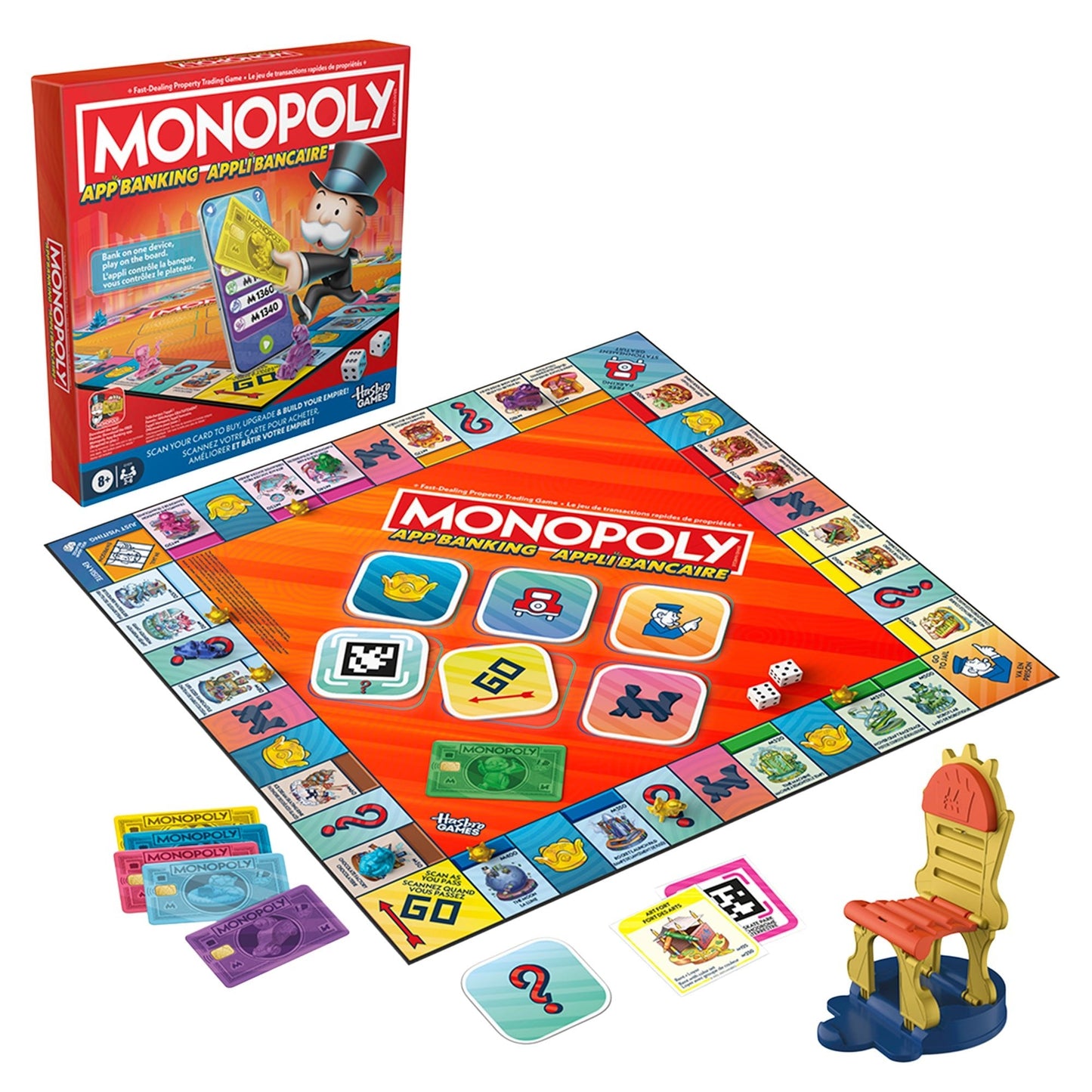 Monopoly App Banking Digital Board Game: Fast-Paced Family Fun for Ages 8+