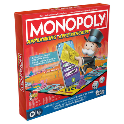 Monopoly App Banking Digital Board Game: Fast-Paced Family Fun for Ages 8+