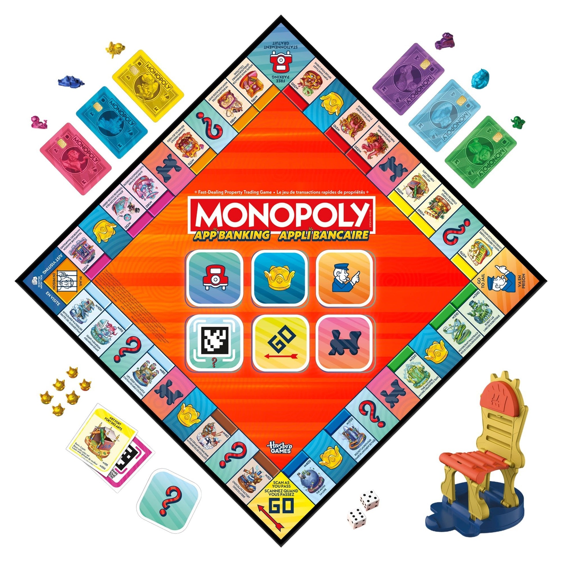 Monopoly App Banking Digital Board Game: Fast-Paced Family Fun for Ages 8+