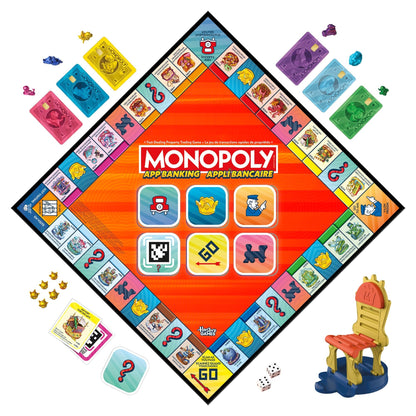 Monopoly App Banking Digital Board Game: Fast-Paced Family Fun for Ages 8+